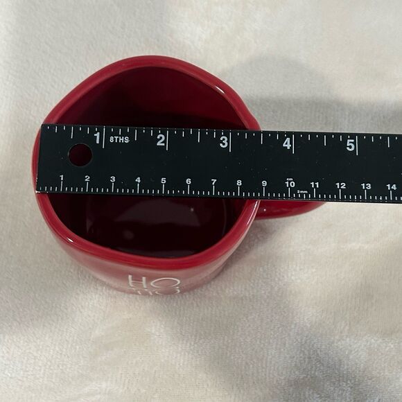 Rae Dunn Artisan Collection by Magenta “HO HO HO” Embossed Ceramic Christmas Mug - Picture 6 of 10